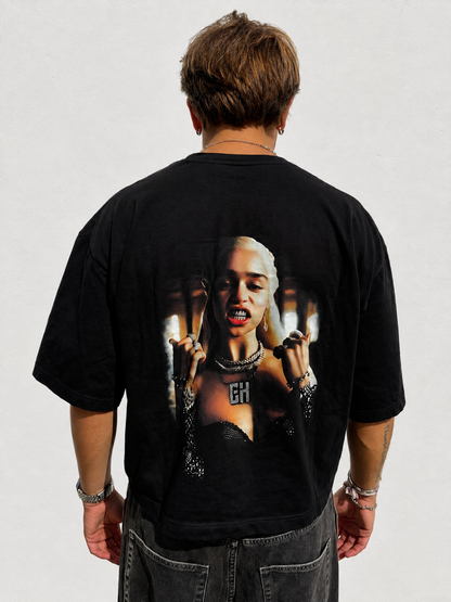 DRAGON QUEEN TEE - CROP EDITION